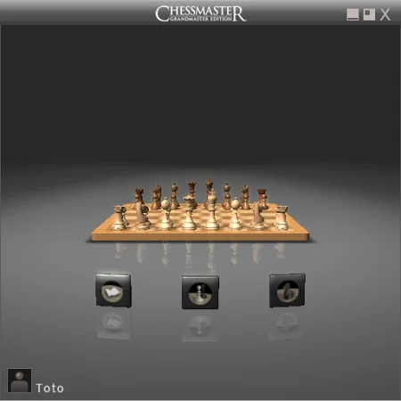 Ecran d'accueil et choix des options sur Chessmaster 11 Edition Grand Maître